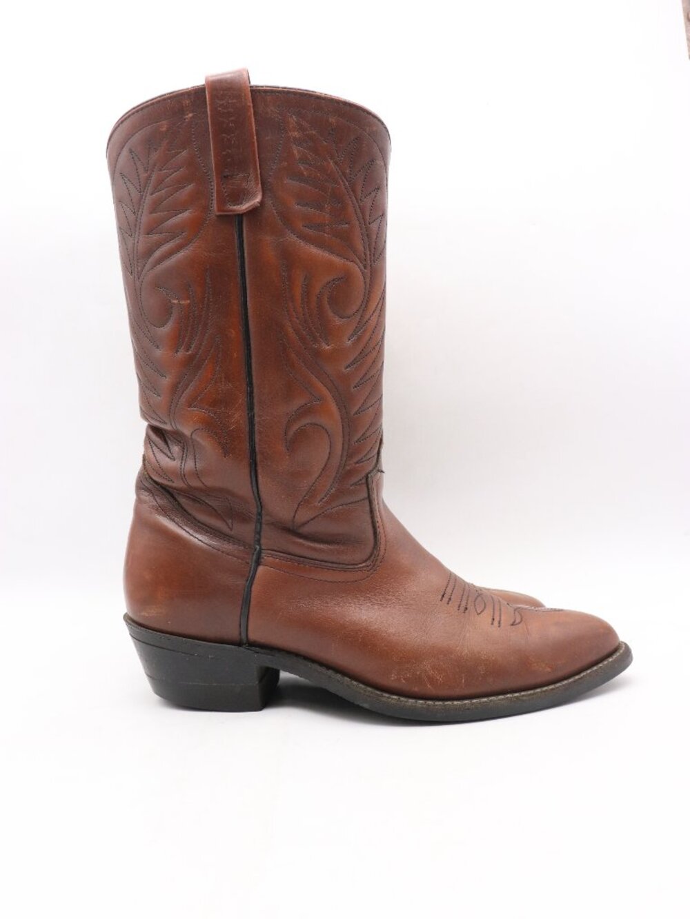 Vintage Red Wing 9801 Pecos Cowboy Boots Men's 9.5 D Made USA Western Brown